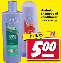 Nettorama Andrélon shampoo of conditioner aanbieding