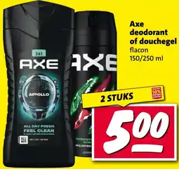Nettorama Axe deodorant of douchegel aanbieding