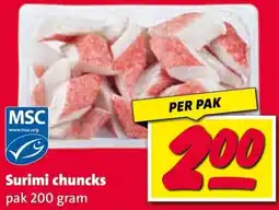Nettorama Surimi chuncks aanbieding