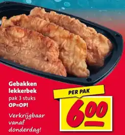 Nettorama Gebakken lekkerbek aanbieding