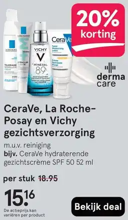 Etos CeraVe, La Roche-Posay en Vichy gezichtsverzorging aanbieding