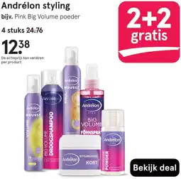 Etos Andrélon styling aanbieding