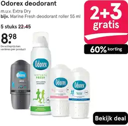 Etos Odorex deodorant aanbieding