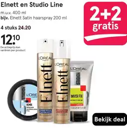 Etos Elnett en Studio Line aanbieding