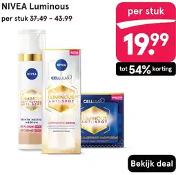 Etos NIVEA Luminous aanbieding