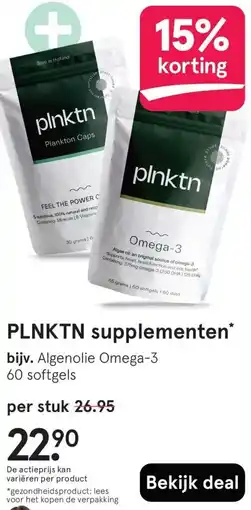 Etos PLNKTN supplementen aanbieding
