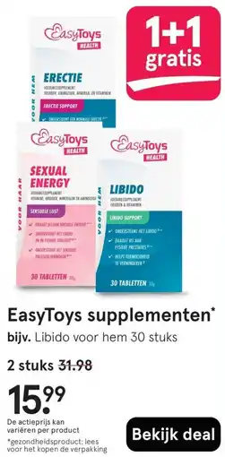 Etos EasyToys supplementen aanbieding