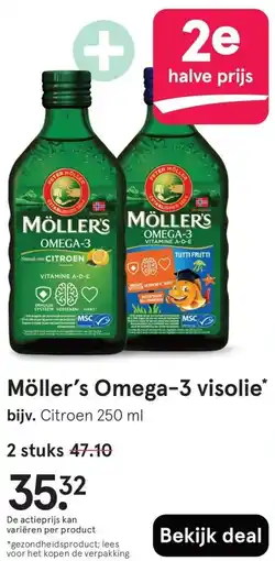 Etos Möller's Omega-3 visolie aanbieding