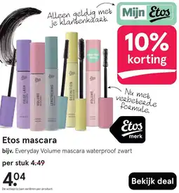 Etos Etos mascara aanbieding