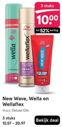 Etos New Wave, Wella en Wellaflex aanbieding