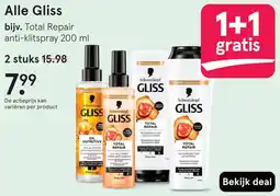 Etos Alle Gliss aanbieding