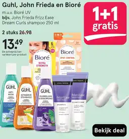 Etos Guhl, John Frieda en Bioré aanbieding