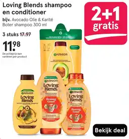 Etos Loving Blends shampoo en conditioner aanbieding