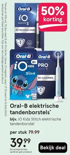 Etos Oral-B elektrische tandenborstels aanbieding