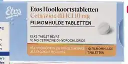 Etos Etos hooikoorsttabletten Cetirizine aanbieding