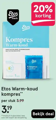 Etos Etos Warm-koud kompres aanbieding