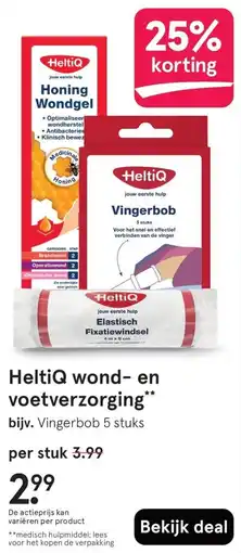Etos HeltiQ wond en voetverzorging aanbieding
