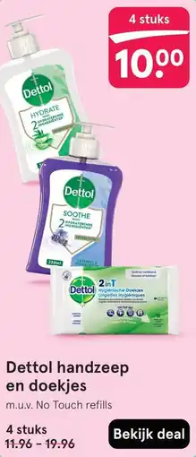 Etos Dettol handzeep en doekjes aanbieding
