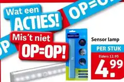 Hoogvliet Sensor lamp aanbieding