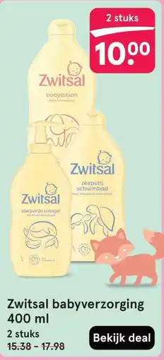 Etos Zwitsal babyverzorging aanbieding