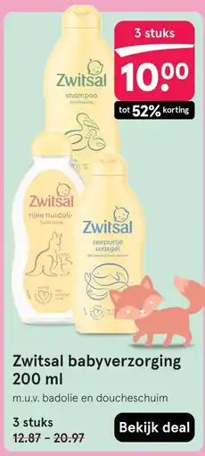 Etos Zwitsal babyverzorging aanbieding