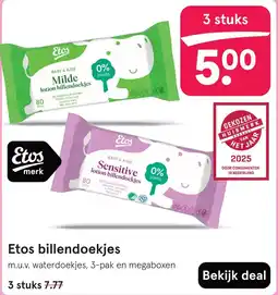 Etos Etos billendoekjes aanbieding