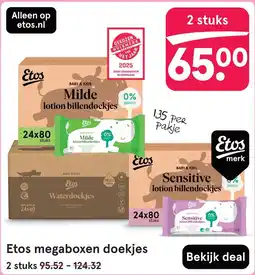 Etos Etos megaboxen doekjes aanbieding