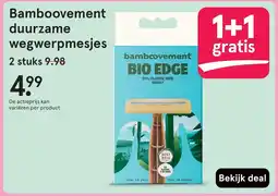 Etos Bamboovement duurzame wegwerpmesjes aanbieding