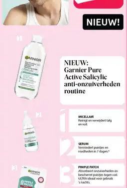 Etos Garnier pure active salicylic anti-onzuiverheden routine aanbieding