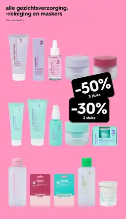HEMA Alle gezichtsverzorging, reiniging en maskers aanbieding
