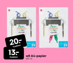 HEMA Wit a4-papier aanbieding