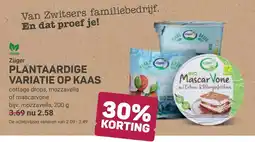 Ekoplaza Züger plantaardige variatie op kaas aanbieding