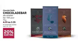 Ekoplaza Chocolat stella chocoladebar aanbieding