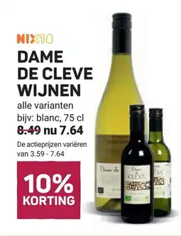 Ekoplaza Dame de cleve wijnen aanbieding