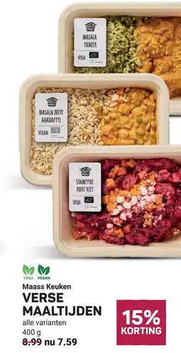 Ekoplaza Maass keuken verse maaltijden aanbieding