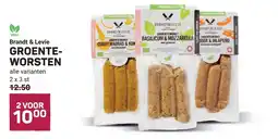 Ekoplaza Brandt & levie groente worsten aanbieding