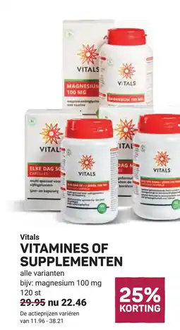 Ekoplaza Vitals vitamines of supplementen aanbieding