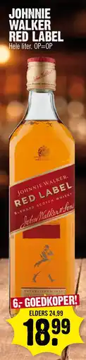 Super Dirck 3 Johnnie walker red label aanbieding