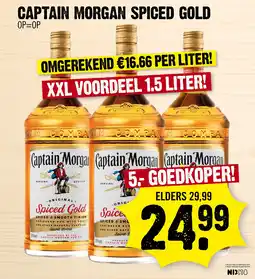 Super Dirck 3 Captain morgan spiced gold aanbieding