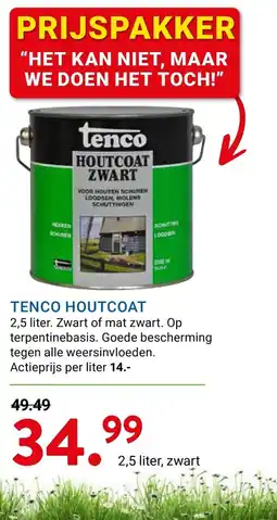 Kluswijs Tenco houtcoat aanbieding
