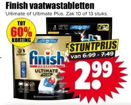 Dirk Finish vaatwastabletten aanbieding