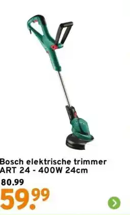 GAMMA Bosch elektrische trimmer aanbieding