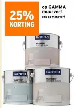 GAMMA Op gamma muurverf aanbieding
