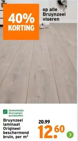 GAMMA Bruynzeel laminaat Origineel beschermend bruin, per m² aanbieding
