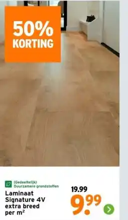 GAMMA Laminaat Signature 4V aanbieding