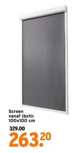 GAMMA Screen vanaf (bxh): 100x100 cm aanbieding
