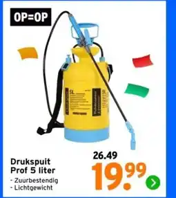 GAMMA Drukspuit Prof 5 liter aanbieding