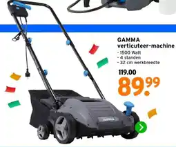 GAMMA Gamma verticuteer-machine aanbieding