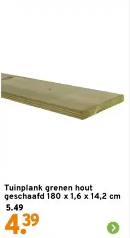 GAMMA Tuinplank grenen hout geschaafd aanbieding