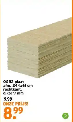 GAMMA OSB3 plaat aanbieding